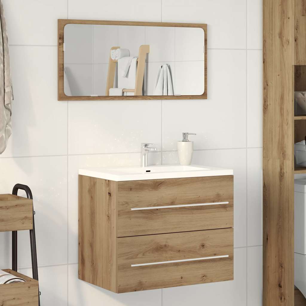 Mobile Lavabo Bagno Artigianale 60x38,5x48 cm Legno Multistrato | homemem39