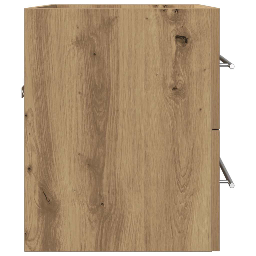 Mobile Lavabo Bagno Artigianale 60x38,5x48 cm Legno Multistrato | homemem39