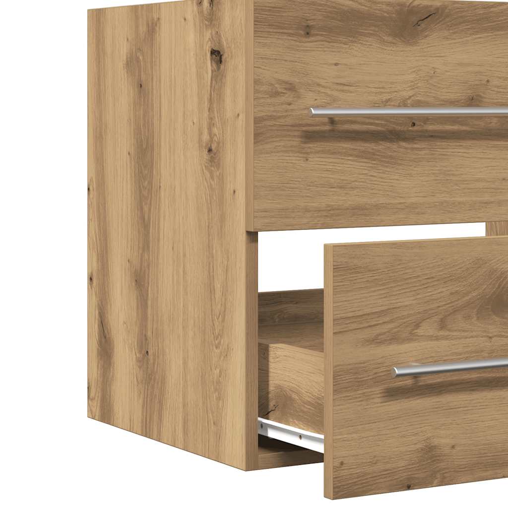 Mobile Lavabo Bagno Artigianale 60x38,5x48 cm Legno Multistrato | homemem39