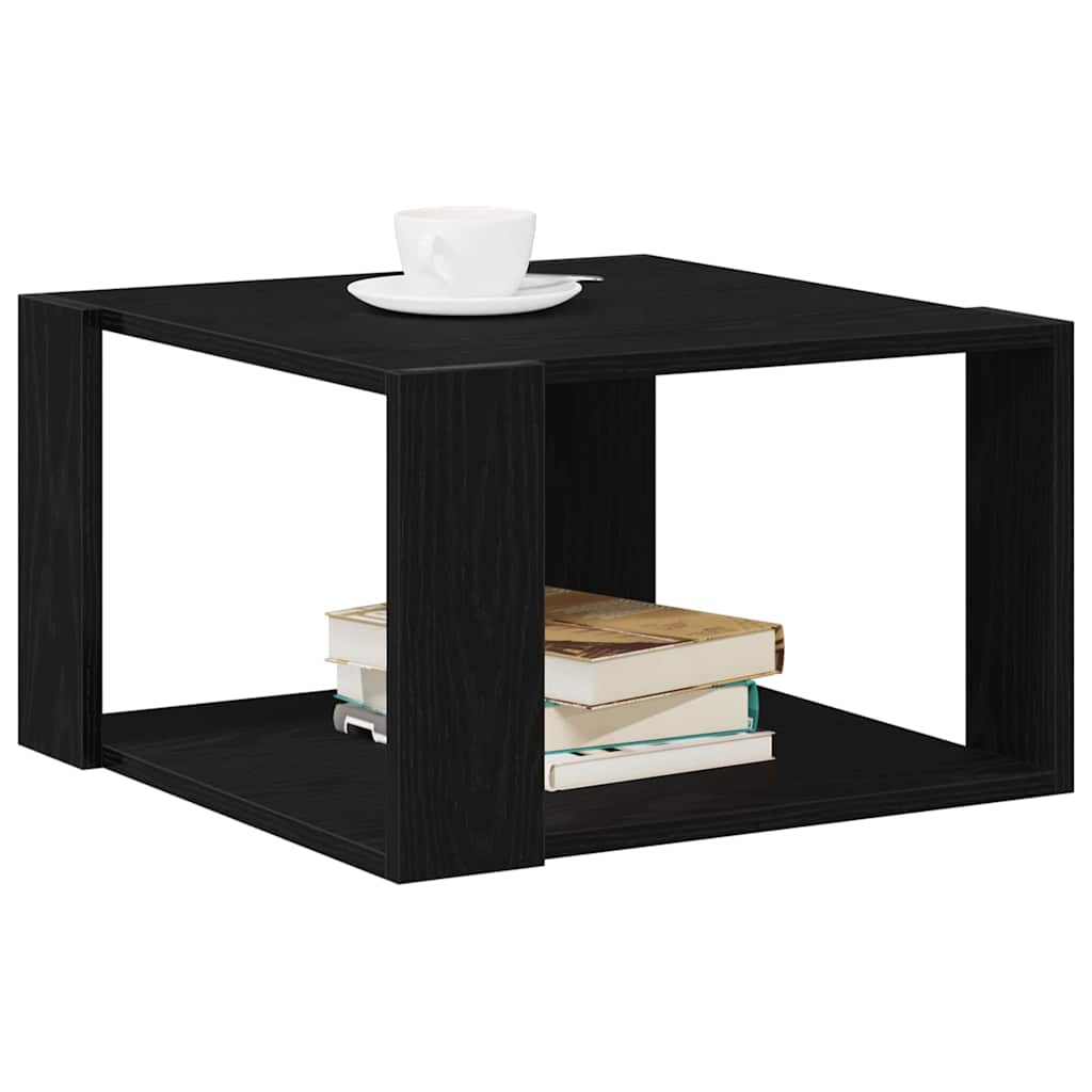 Tavolino da salotto Rovere Nero 85 x 55 x 31 cm