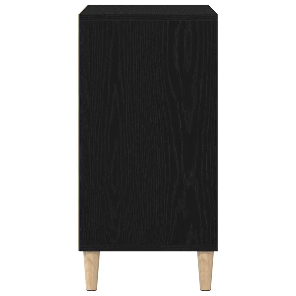 Credenza Rovere Nero 57 x 35 x 70 cm Legno multistrato
