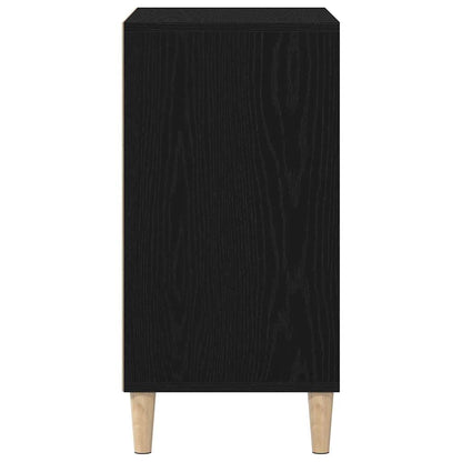 Credenza Rovere Nero 57 x 35 x 70 cm Legno multistrato