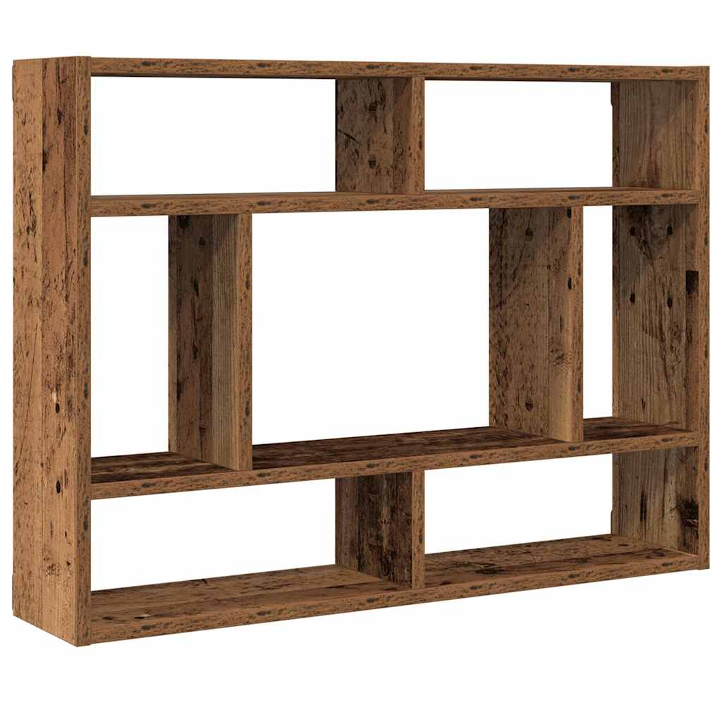 Mensola a Muro Legno Antico 75x16x55 cm in Legno Multistrato | homemem39