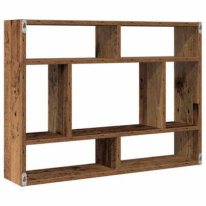 Mensola a Muro Legno Antico 75x16x55 cm in Legno Multistrato | homemem39