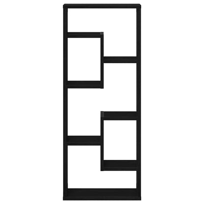 Mensola da parete in rovere nero 36x16x90 cm in legno ingegnerizzato | homemem39