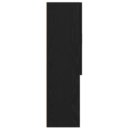 Mobile per Lavatrice Rovere Nero 70,5x25,5x90 cm