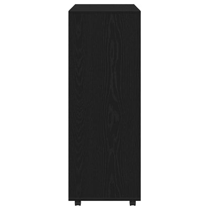 Armadio Rovere Nero 80x40x110 cm Legno ingegnerizzato | homemem39