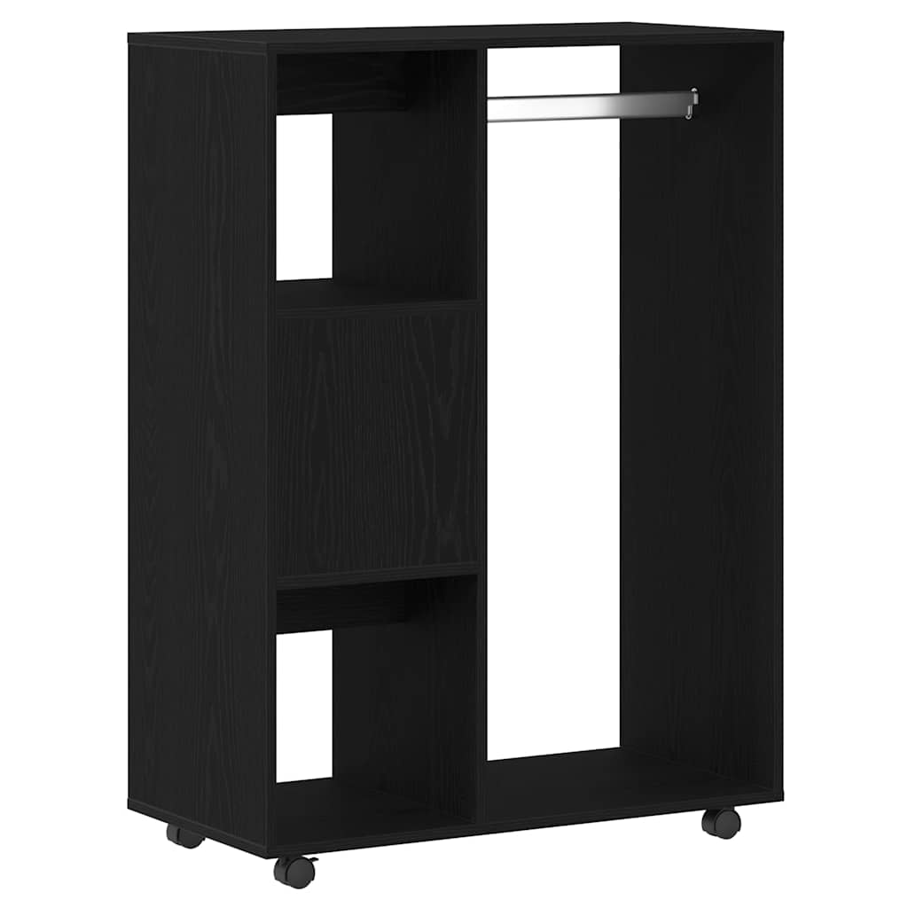 Armadio Rovere Nero 80x40x110 cm Legno ingegnerizzato | homemem39