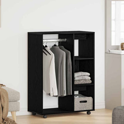 Armadio Rovere Nero 80x40x110 cm Legno ingegnerizzato | homemem39