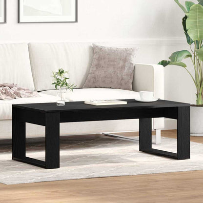Tavolino da salotto Rovere Nero 102 x 50 x 35 cm | homemem39