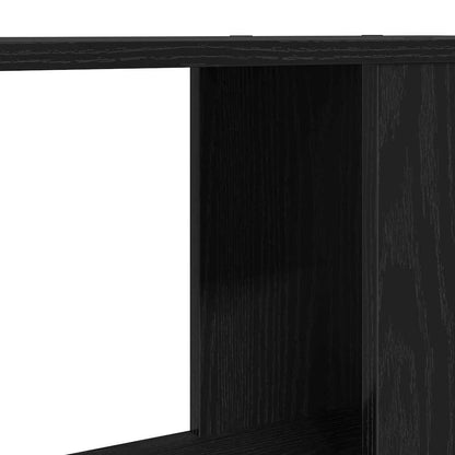 Mobile Porta TV Rovere Nero 60x24x32 cm in Legno Multistrato | homemem39