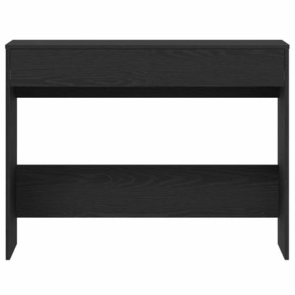 Scrivania Rovere Nero 101x50x76,5 cm in Legno Multistrato