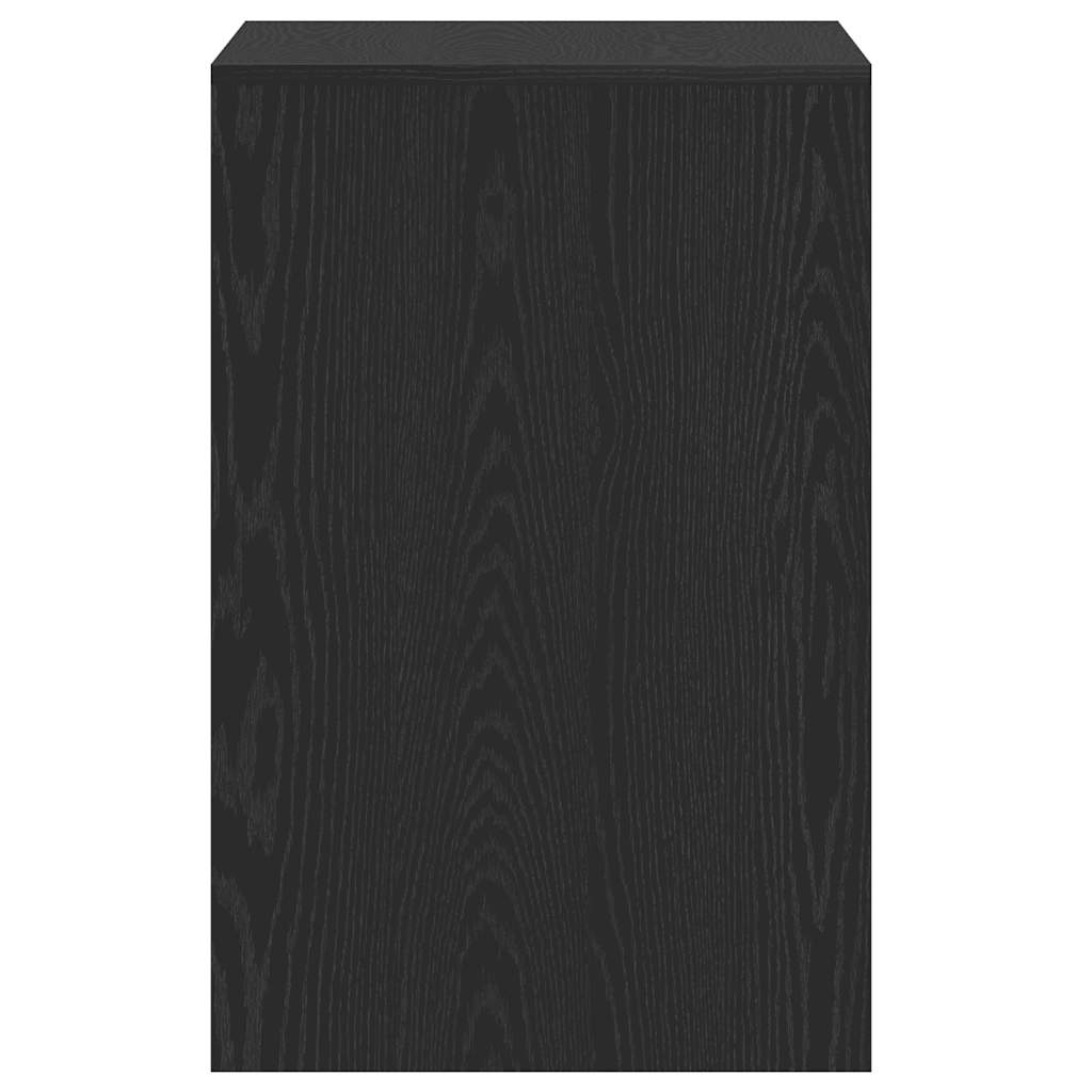 Scrivania Rovere Nero 101x50x76,5 cm in Legno Multistrato - homemem39
