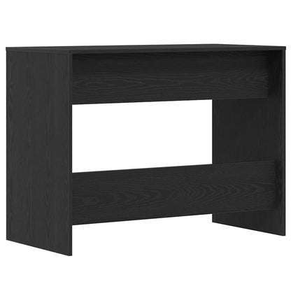 Scrivania Rovere Nero 101x50x76,5 cm in Legno Multistrato - homemem39