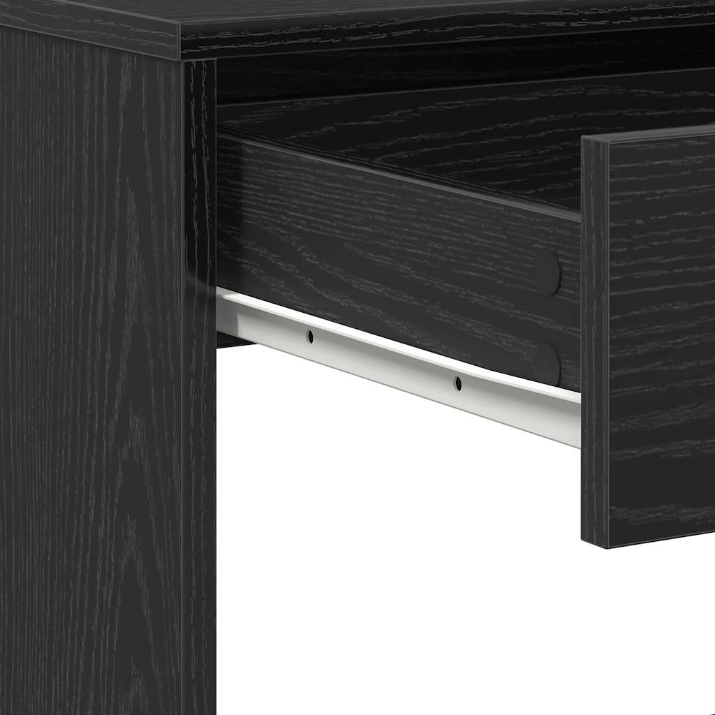 Scrivania Rovere Nero 101x50x76,5 cm in Legno Multistrato