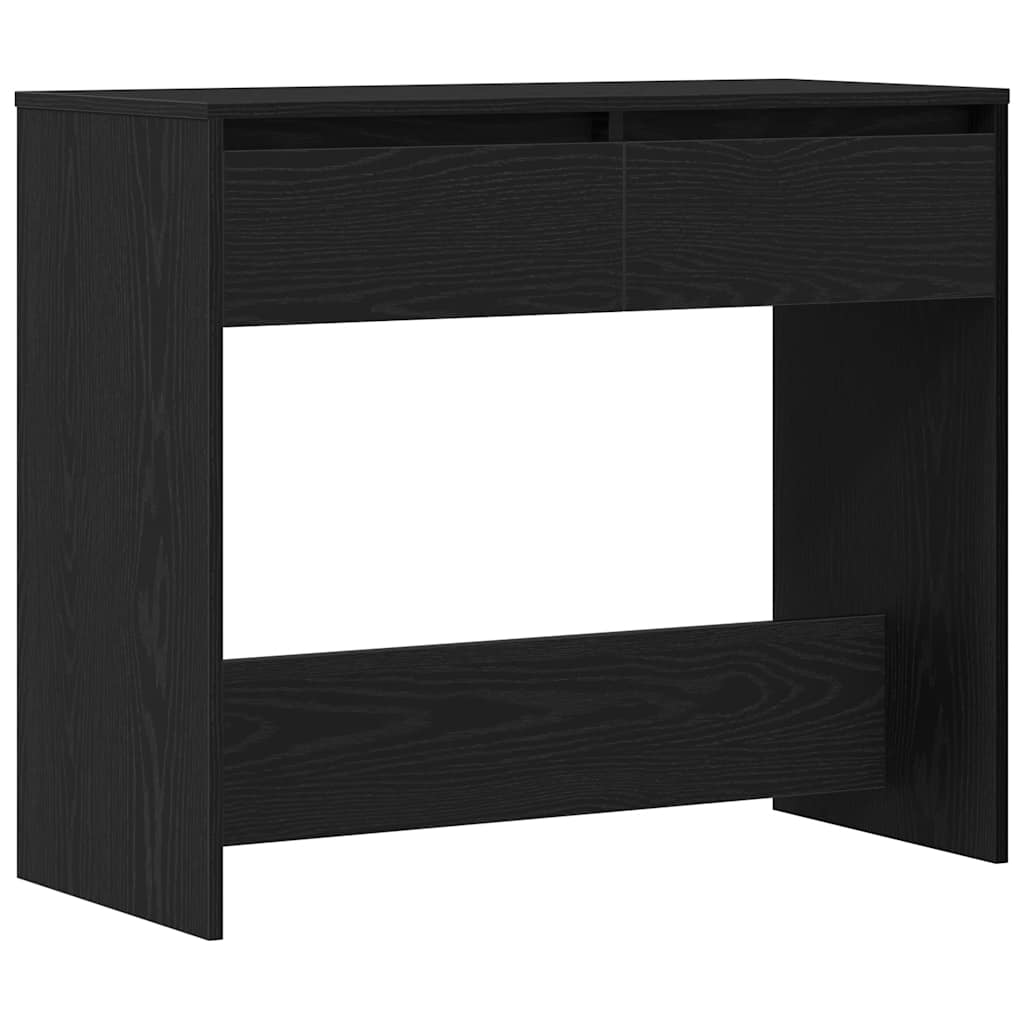 Tavolino Consolle Rovere Nero 89x41x76,5cm Legno Multistrato | homemem39