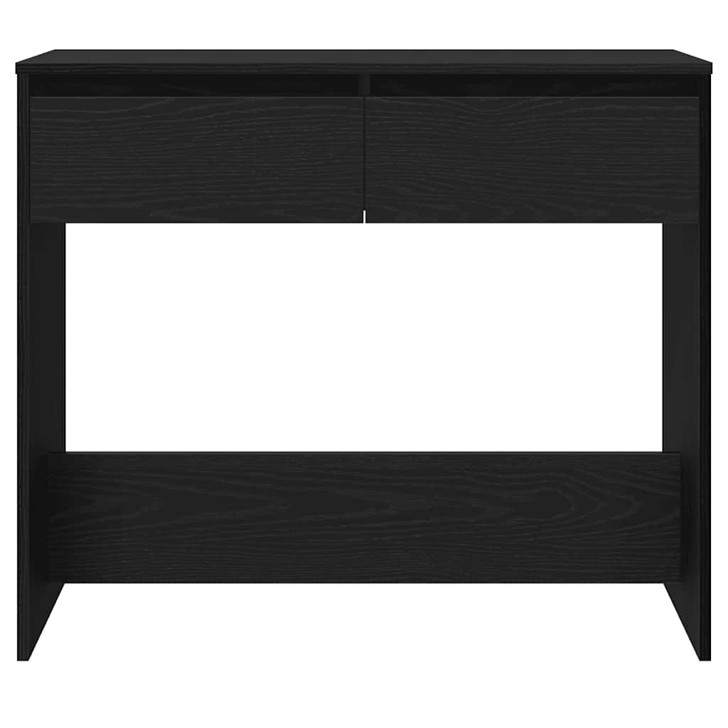 Tavolino Consolle Rovere Nero 89x41x76,5cm Legno Multistrato | homemem39