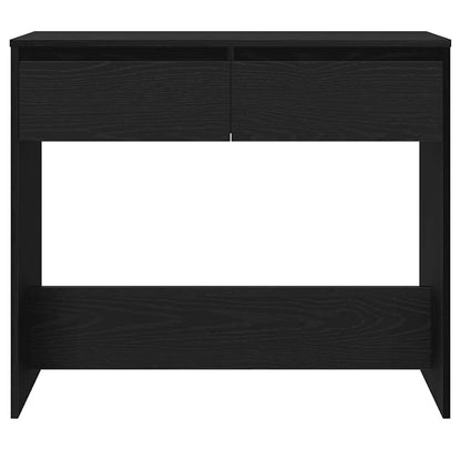 Tavolino Consolle Rovere Nero 89x41x76,5cm Legno Multistrato | homemem39