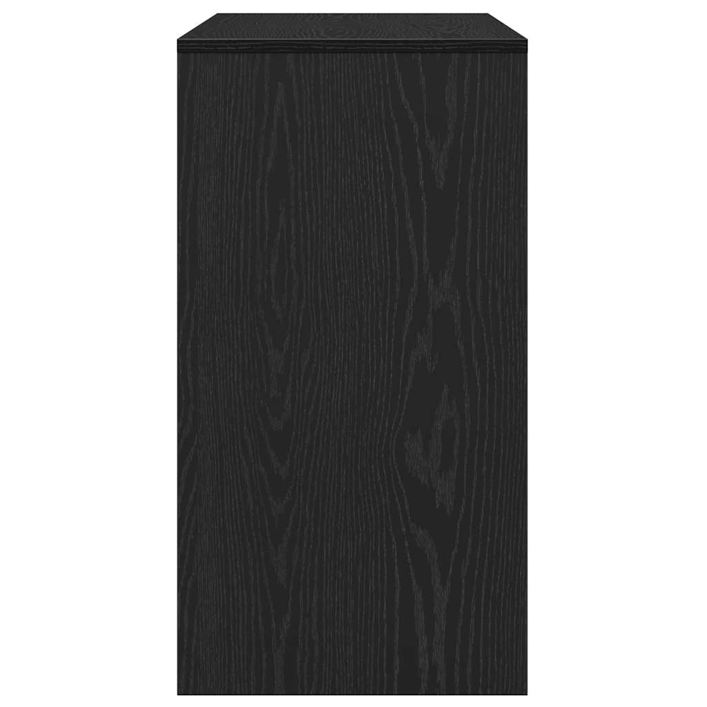 Tavolino Consolle Rovere Nero 89x41x76,5cm Legno Multistrato - homemem39