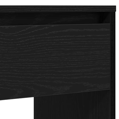 Tavolino Consolle Rovere Nero 89x41x76,5cm Legno Multistrato | homemem39