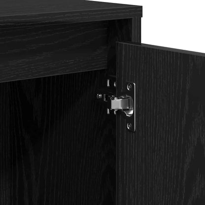 Credenza Nero 102 x 29.5 x 75 cm Legno multistrato