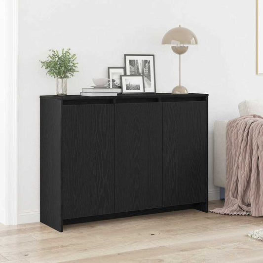 Credenza Nero 102 x 29.5 x 75 cm Legno multistrato