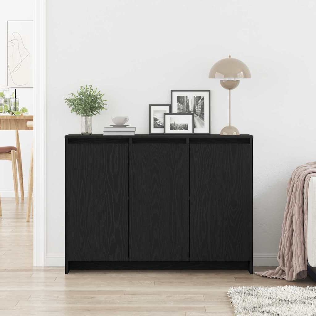 Credenza Nero 102 x 29.5 x 75 cm Legno multistrato