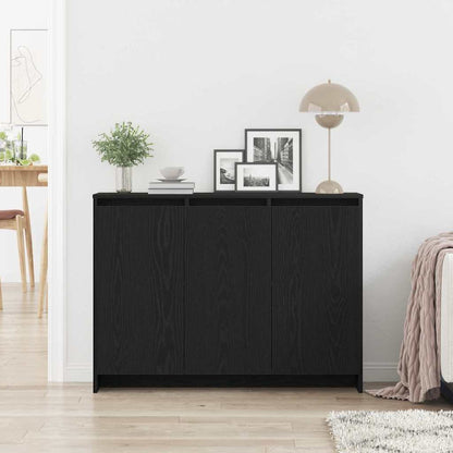 Credenza Nero 102 x 29.5 x 75 cm Legno multistrato
