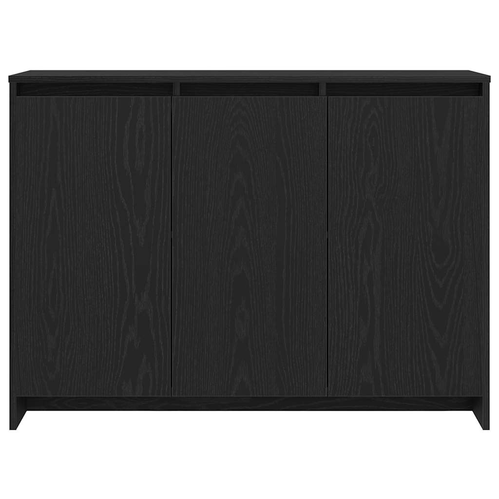 Credenza Nero 102 x 29.5 x 75 cm Legno multistrato