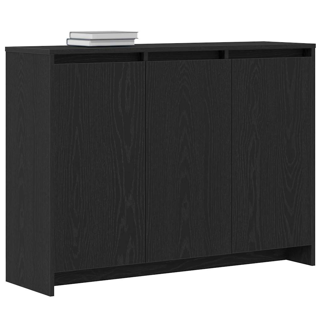 Credenza Nero 102 x 29.5 x 75 cm Legno multistrato