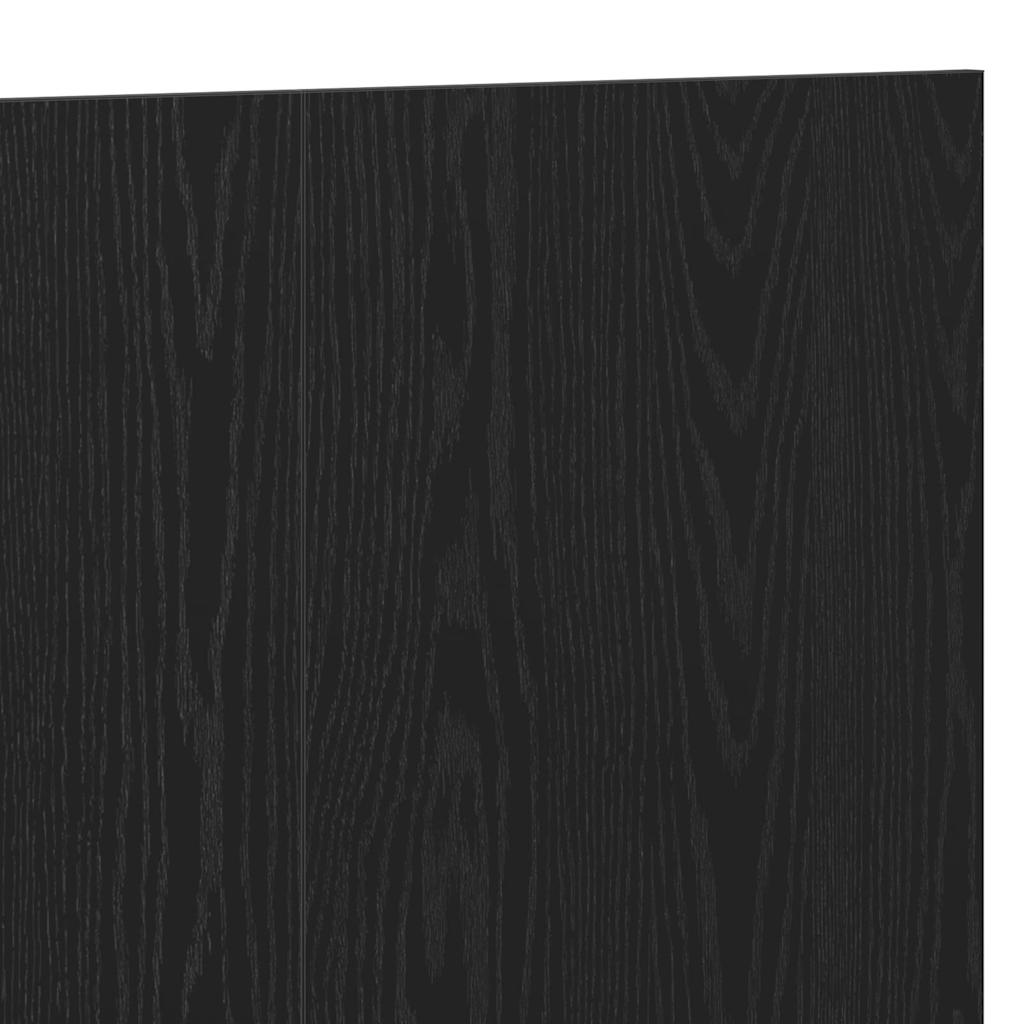 Testiera del letto con testiera Rovere Nero 160 x 1.5 x 80.5 cm | homemem39