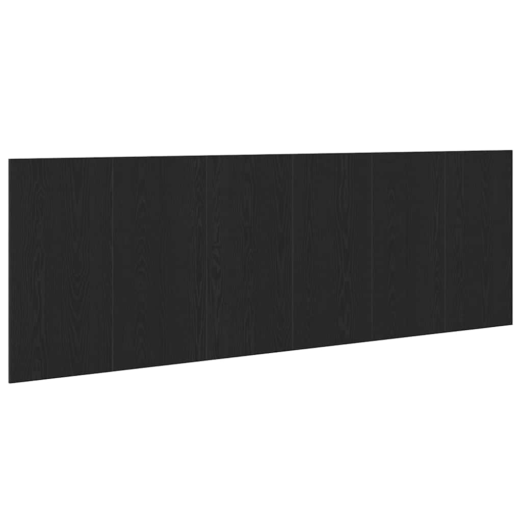 Testiera del letto con testiera Rovere Nero 160 x 1.5 x 80.5 cm