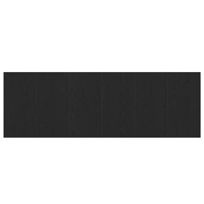 Testiera del letto con testiera Rovere Nero 160 x 1.5 x 80.5 cm