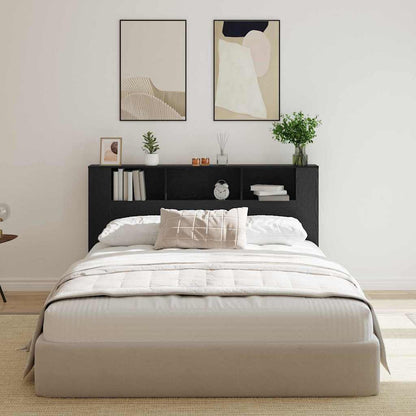 Testata del letto Rovere nero 180 x 18.5 x 102.5 cm