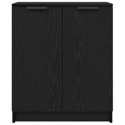 Mobile per scarpe Rovere Nero 59 x 35 x 70 cm Legno multistrato