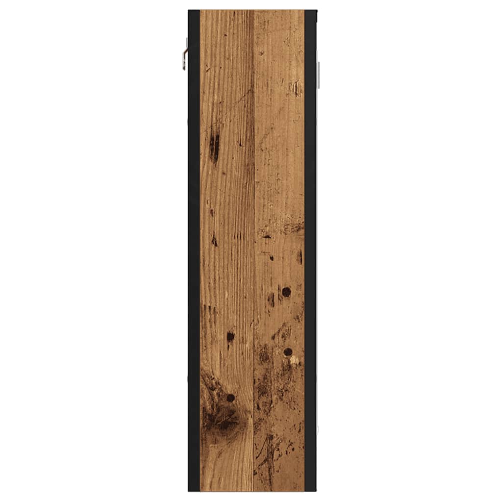 Mobile da Bagno con Specchio Legno Antico 60x16x60cm Truciolato | homemem39