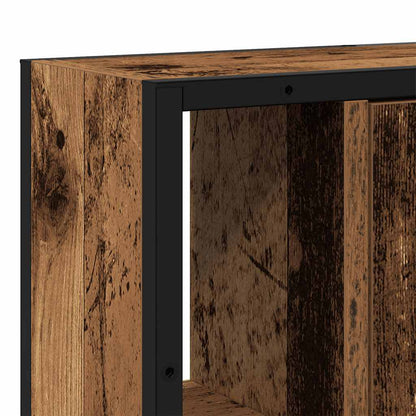 Mobile da Bagno con Specchio Legno Antico 60x16x60cm Truciolato | homemem39