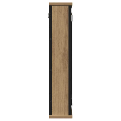 Mobile Bagno Specchio Rovere Artigianale 42x12x60 cm Truciolato | homemem39