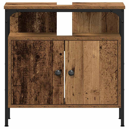 Mobile Lavabo Bagno Legno Antico 60x30x60 cm Legno Multistrato | homemem39