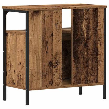 Mobile Lavabo Bagno Legno Antico 60x30x60 cm Legno Multistrato | homemem39