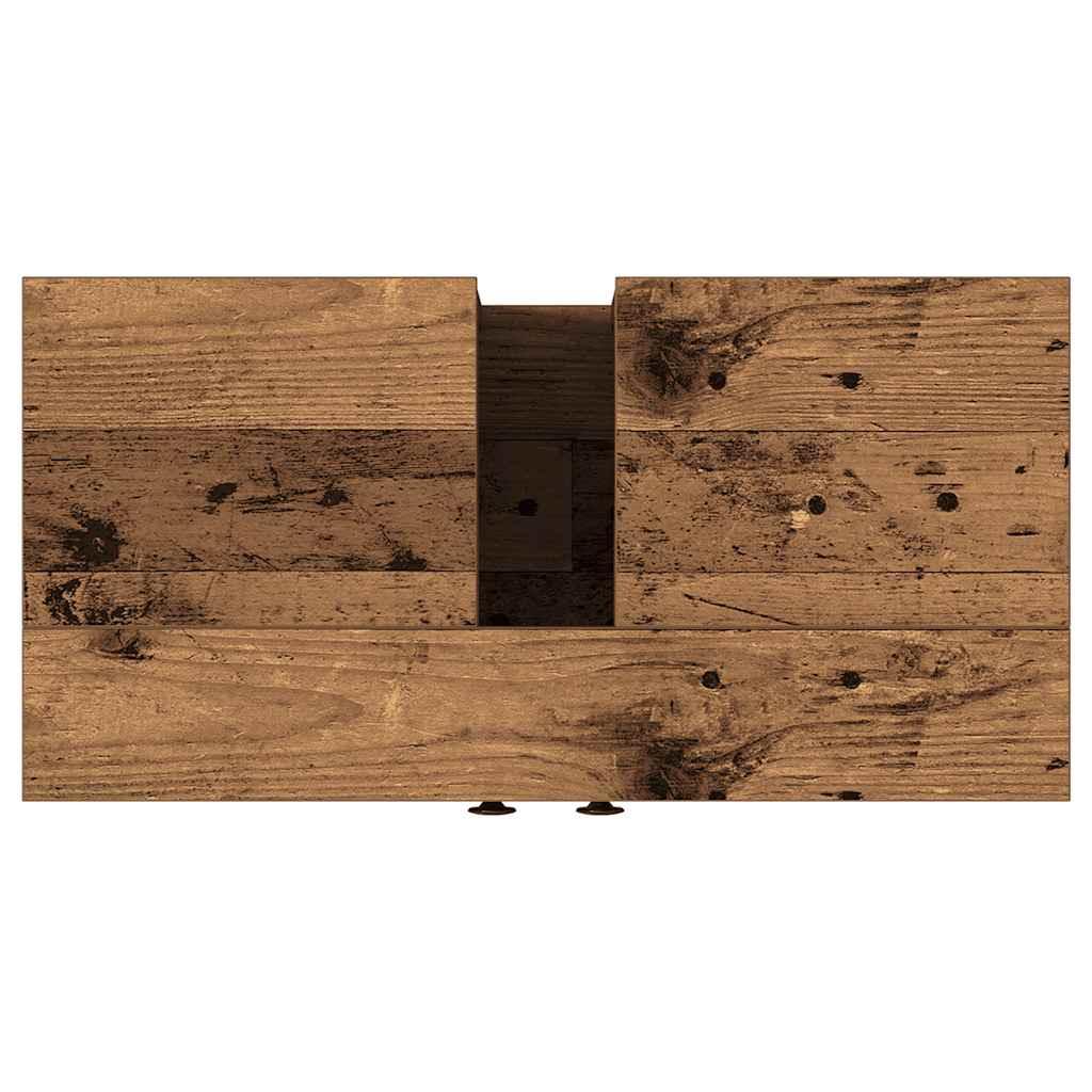 Mobile Lavabo Bagno Legno Antico 60x30x60 cm Legno Multistrato | homemem39