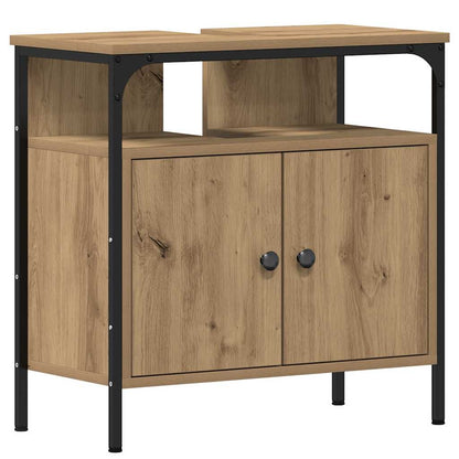 Mobile Lavabo Bagno Rovere Artigianale 60x30x60cm Truciolato | homemem39