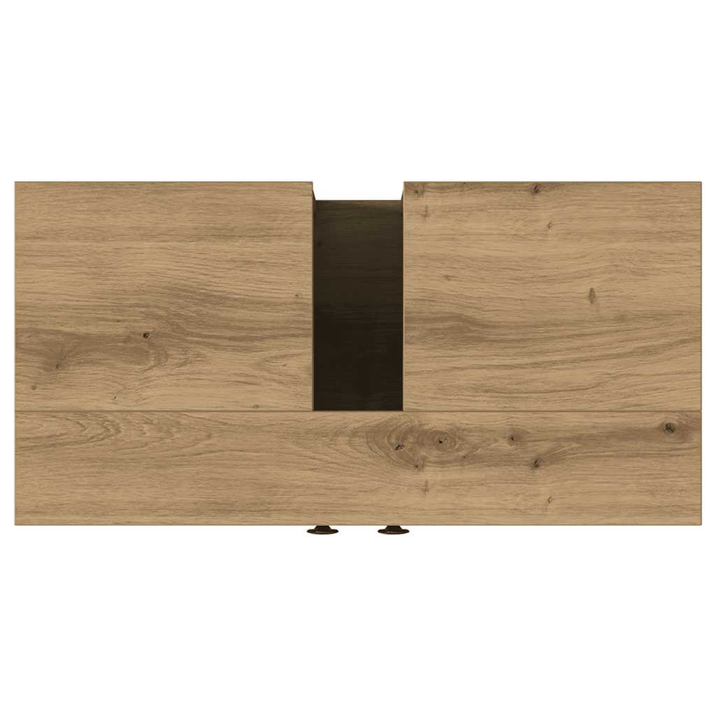 Mobile Lavabo Bagno Rovere Artigianale 60x30x60cm Truciolato | homemem39