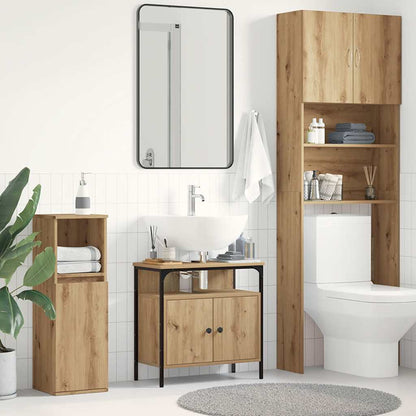 Mobile Lavabo Bagno Rovere Artigianale 60x30x60cm Truciolato | homemem39