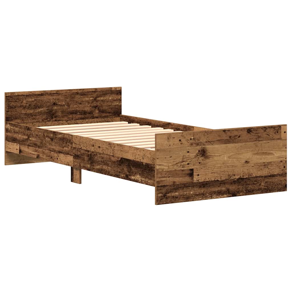 Giroletto senza Materasso Legno Antico 75x190 cm in Truciolato | homemem39