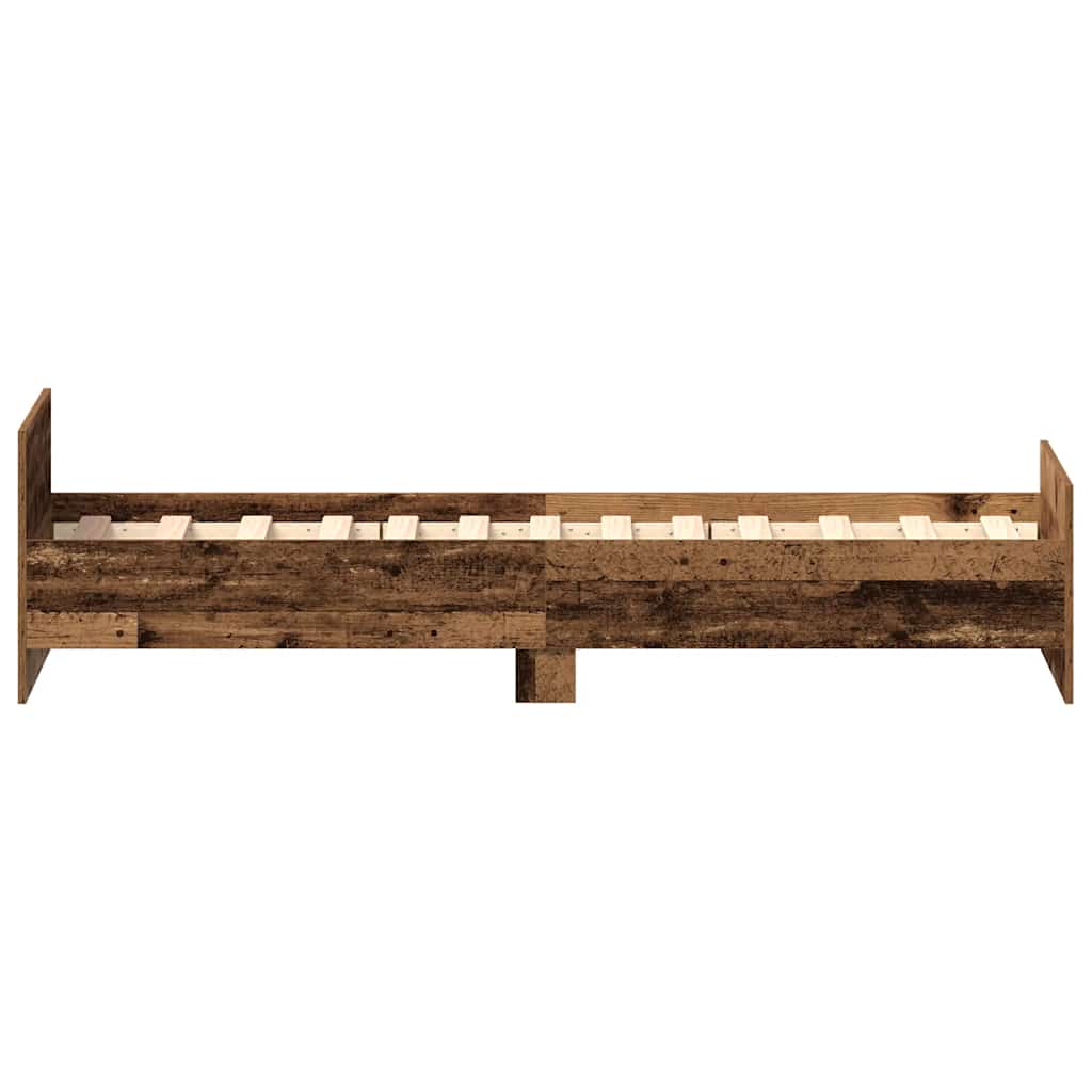Giroletto senza Materasso Legno Antico 75x190 cm in Truciolato - homemem39
