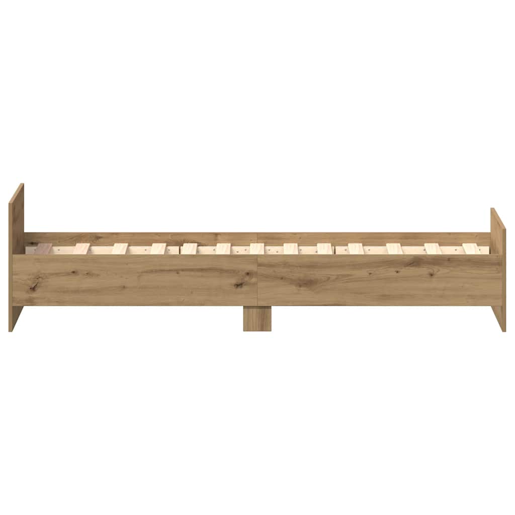 Giroletto senza Materasso Rovere Artigianale 75x190 cm | homemem39