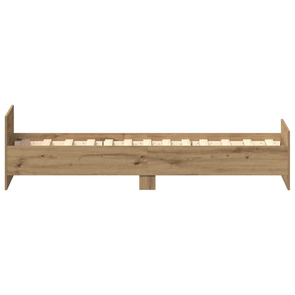 Giroletto senza Materasso Rovere Artigianale 75x190 cm | homemem39
