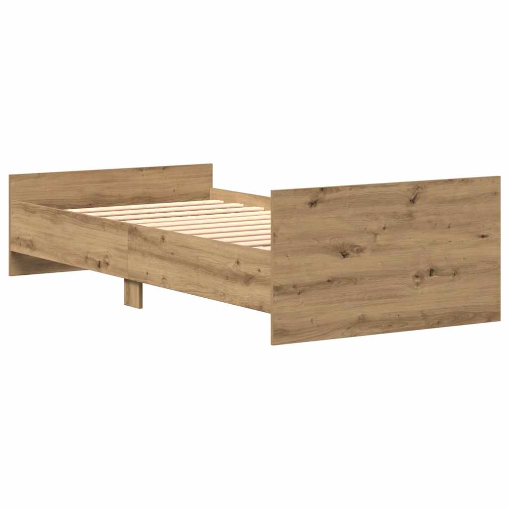 Giroletto senza Materasso Rovere Artigianale 75x190 cm | homemem39