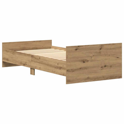 Giroletto senza Materasso Rovere Artigianale 75x190 cm | homemem39